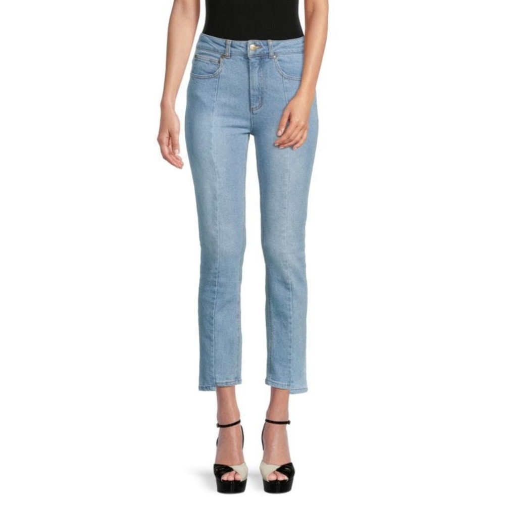 Cavalli Class Split Seam Crop Jeans